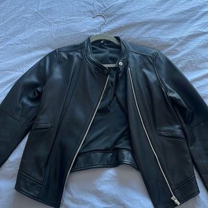 Athleta leather jacket